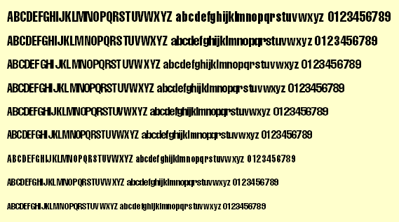 Hilbert Compressed Font PS Mac 1.51