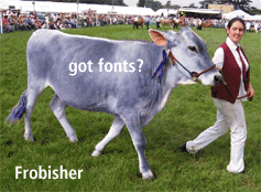 Frobisher ad: Purple Cow